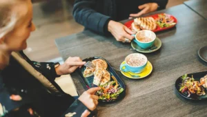 Lunch at Tahune Cafe